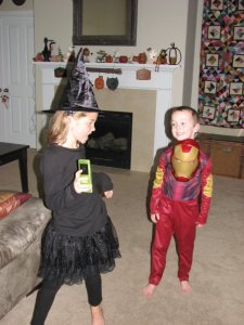 The witch and Iron Man